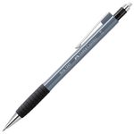 FABER-CASTELL GRIP 1347 Druckbleistift grau B 0,7 mm - 1 Stück