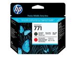 HP Original 771 Druckkopf schwarz matt / rot 775ml (CE017A)