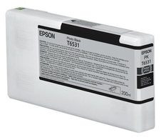 Epson Original UltraChrome Druckerpatrone photo schwarz 200ml(C13T653100)