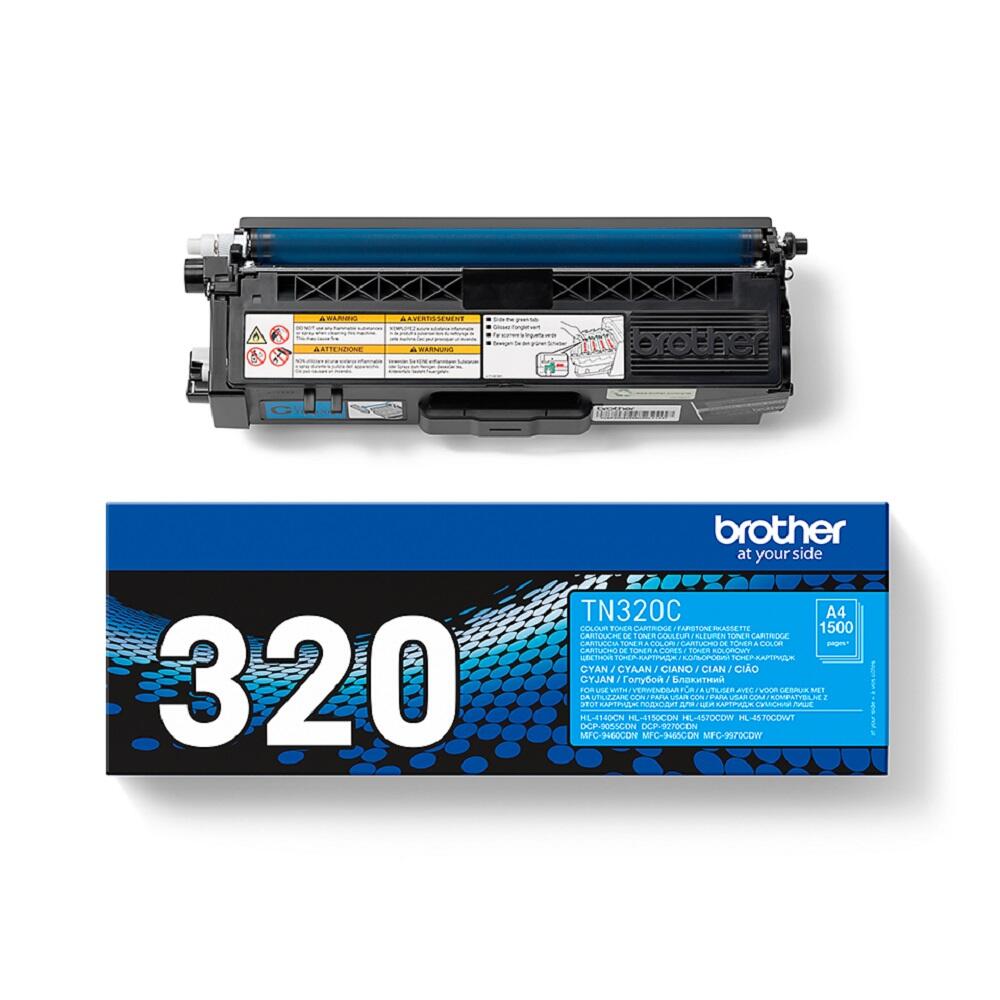 Brother Original TN320C Toner cyan 1.500 Seiten (TN-320C)