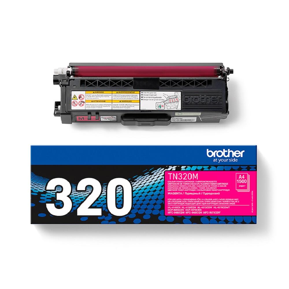 Brother Original TN320M Toner magenta 1.500 Seiten (TN-320M)