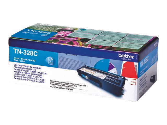 Brother Original TN328C Toner cyan 6.000 Seiten (TN-328C)