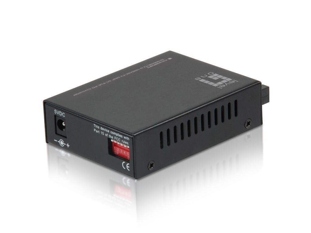 LevelOne FVT-0103TXFC RJ45 to SC Fast Ethernet Media Converter