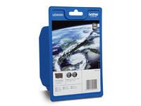 Brother Original LC-985 Druckerpatronen Doppelpack schwarz 2 x 300 Seiten (LC985BKBP2)