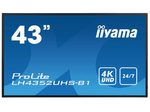 iiyama ProLite LH4352UHS-B1 108cm (42,5 Zoll) 4K UHD Auflösung, 24/7 Betriebszeit, Intel® SDM-S Steckplatz