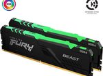 Kingston FURY Beast RGB DIMM Kit 16GB, DDR4-3200, CL16-18-18
