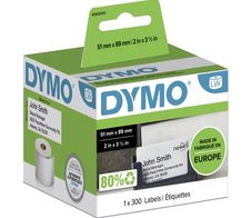 DYMO® Original Etikett für LabelWriter™, Terminkarte - weiss - nicht klebend, 1 x 300 Etiketten