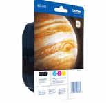 Brother Original LC-1240 Druckerpatronen 3er Multipack C/M/Y 1.800 Seiten (LC1240RBWBPDR)
