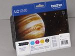 Brother Original LC-1240 Druckerpatronen 4er Multipack BK/C/M/Y 2.400 Seiten (LC1240VALBPDR)