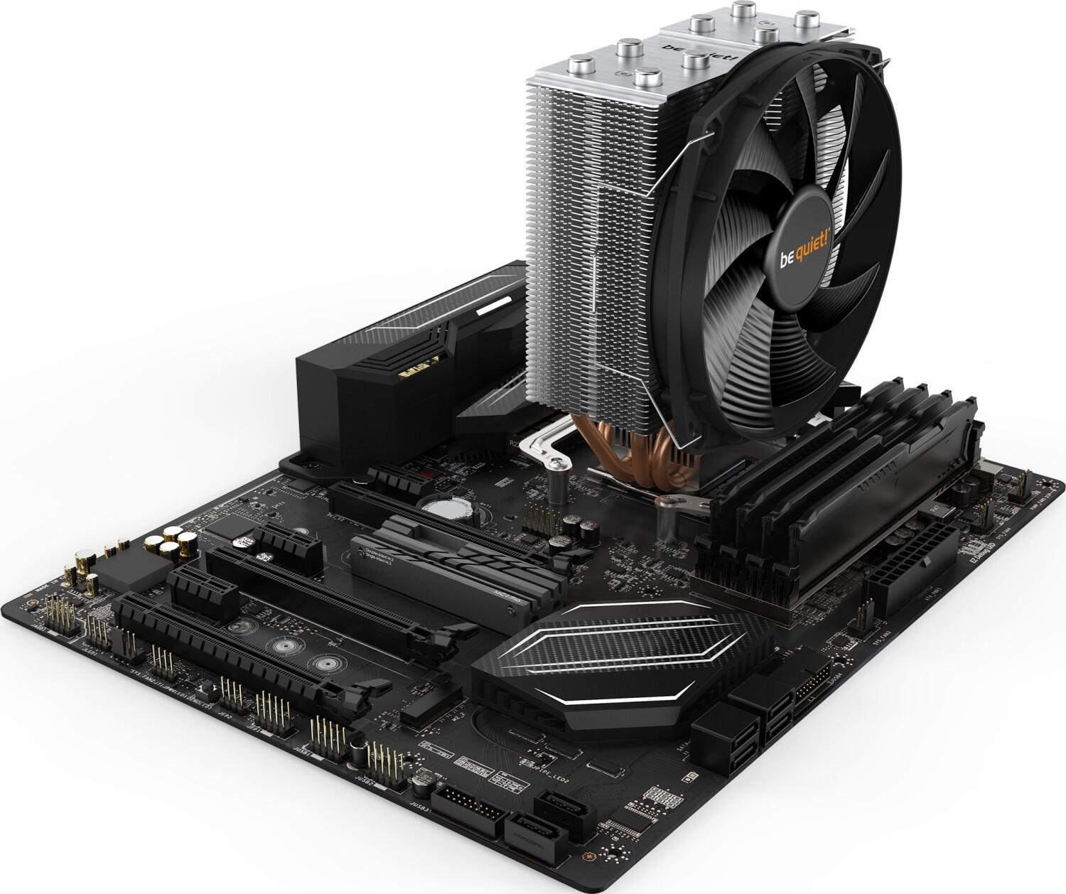 be quiet Luftkühler Shadow Rock Slim 2 135mm 160W TDP silber-schwarz