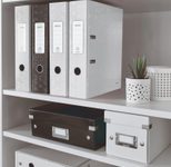 LEITZ WOW Ordner weiß Karton 8,0 cm - DIN A4