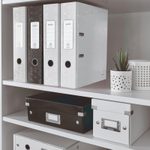 LEITZ WOW Ordner weiß Karton 8,0 cm - DIN A4