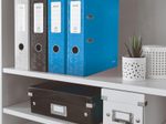 LEITZ Ordner Karton 8,0 cm DIN A4 - blau
