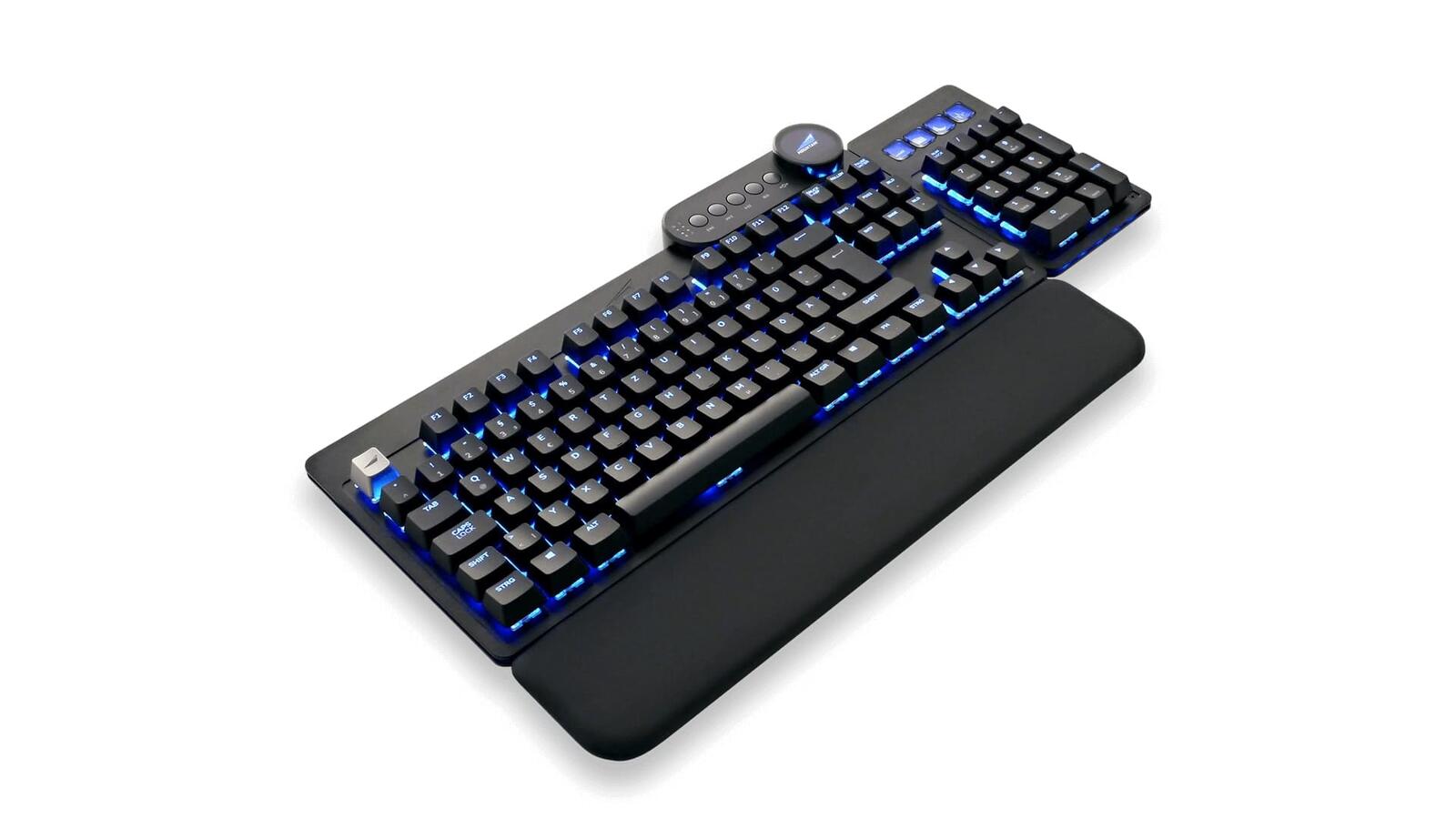 Mountain Everest Max Midnight Black - RGB Gaming Tastatur mit CHERRY MX Red Switches