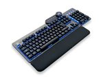 Mountain Everest Max Gunmetal Grey - RGB Gaming Tastatur mit CHERRY MX Blue Switches