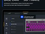 Mountain Everest Max Gunmetal Grey - RGB Gaming Tastatur mit CHERRY MX Blue Switches