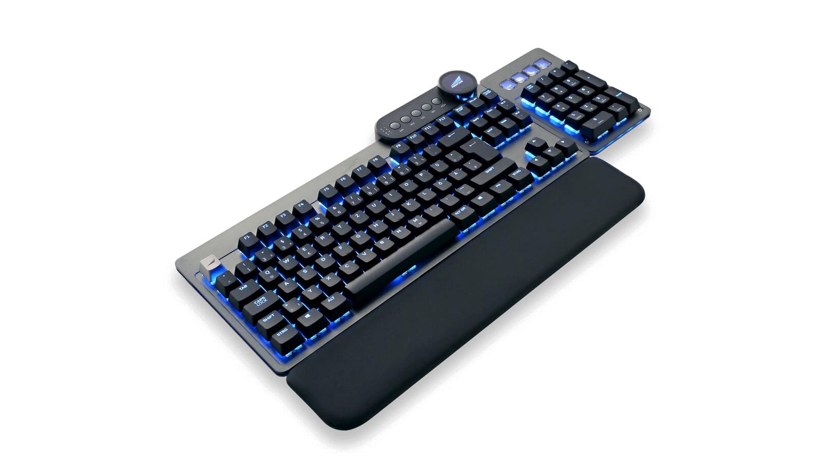 Mountain Everest Max Gunmetal Grey - RGB Gaming Tastatur mit CHERRY MX Red Switches