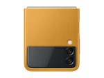 Leather Cover EF-VF711 für das Galaxy Z Flip3 5G (Mustard)
