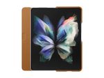 Leather Flip Cover EF-FF926 für das Galaxy Z Fold3 5G (Camel)