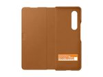 Leather Flip Cover EF-FF926 für das Galaxy Z Fold3 5G (Camel)