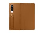 Leather Flip Cover EF-FF926 für das Galaxy Z Fold3 5G (Camel)