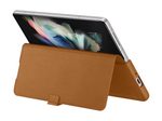 Leather Flip Cover EF-FF926 für das Galaxy Z Fold3 5G (Camel)