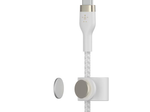Belkin BoostCharge Pro Flex 2 m USB-C mit Lightning Connector, weiß