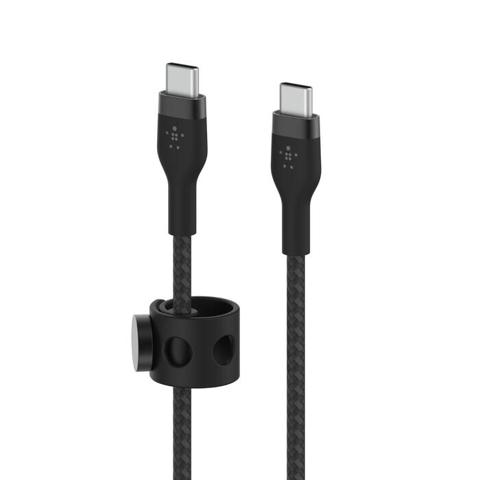 Belkin BoostCharge Pro Flex 3 m USB-C auf USB-C Kabel, schwarz