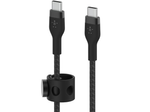 Belkin BoostCharge Pro Flex 3 m USB-C auf USB-C Kabel, schwarz