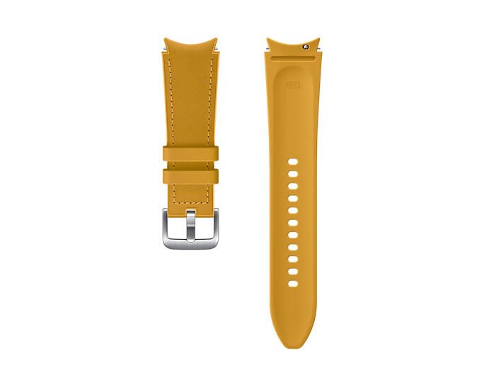 Samsung Hybrid Leather Band für die Galaxy Watch4-Serie Mustard