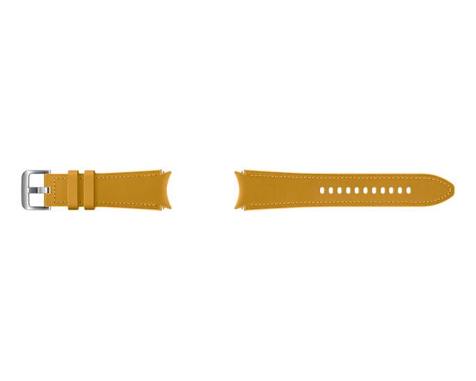 Samsung Hybrid Leather Band für die Galaxy Watch4-Serie Mustard