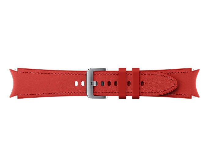 Samsung Hybrid Leather Band für die Galaxy Watch4-Serie Red