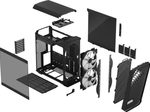 Fractal Design Torrent Compact TG RGB - black Light Tint