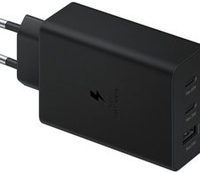 Samsung EP-T6530 65W USB-A, 2x USB-C Schnellladegerät, schwarz