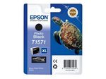 Epson Original T1571 Ultra Chrome K3 Druckerpatrone photo schwarz 25ml (C13T15714010)