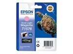 Epson Original T1576 Ultra Chrome K3 Druckerpatrone magenta hell 25ml (C13T15764010)
