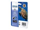 Epson Original T1577 Ultra Chrome K3 Druckerpatrone schwarz hell 25ml (C13T15774010)
