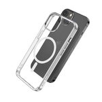 eSTUFF Berlin Magnetic Hybrid Case für das iPhone 13 - Clear