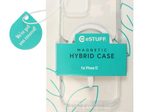 eSTUFF Berlin Magnetic Hybrid Case für das iPhone 13 - Clear