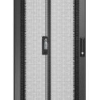 APC Easy Rack Flatpack, 600mm/42HE/1000mm, mit Dach, Seitenwand, Rollen, Füße, 4 Halterungen, ohne Boden, schwarz