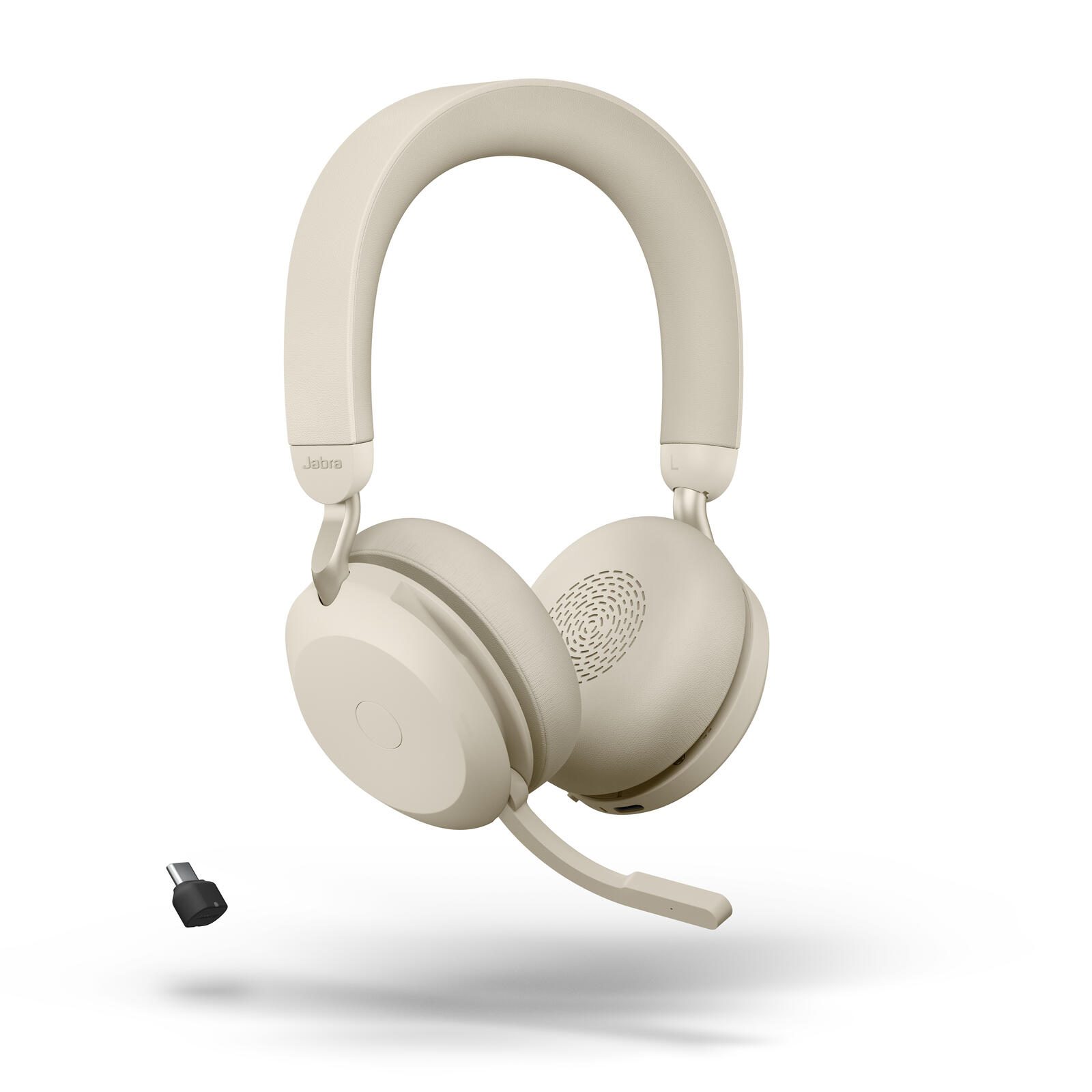 Jabra Evolve2 75 UC Stereo Headset On-Ear beige