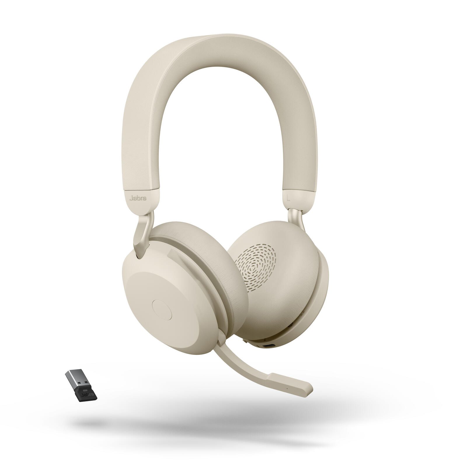 Jabra Evolve2 75 UC Stereo Headset On-Ear beige