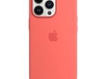 Apple Silikon Case mit MagSafe für Apple iPhone 13 Pro, pink pomelo