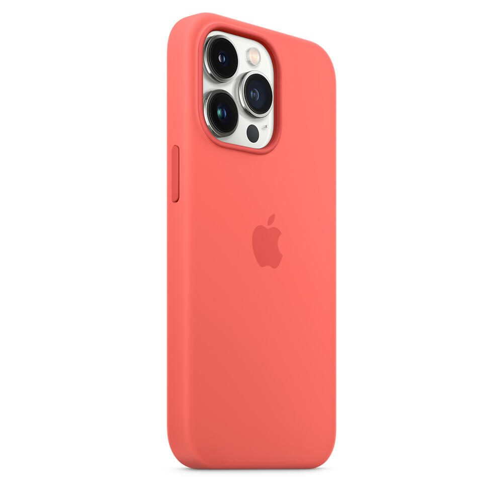 Apple Silikon Case mit MagSafe für Apple iPhone 13 Pro, pink pomelo