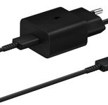 Samsung EP-T1510 15W USB-C Schnellladegerät mit Kabel 1m, schwarz