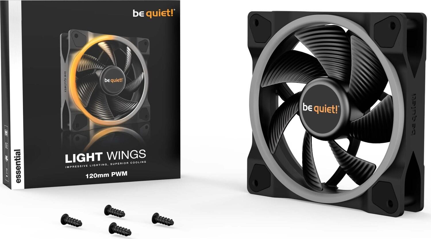 be quiet Lüfter Light Wings 120mm PWM schwarz