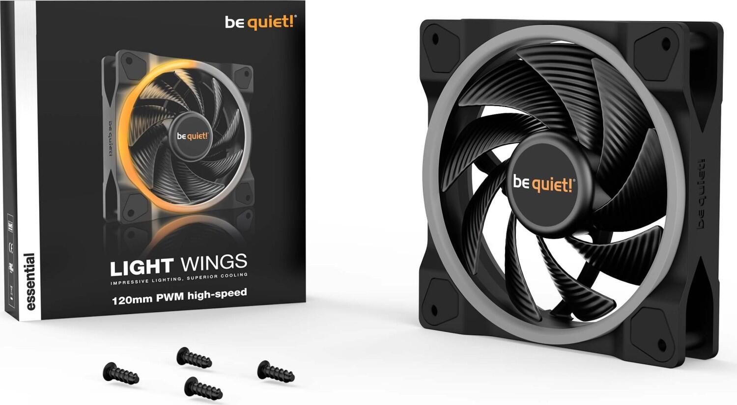 be quiet Lüfter Light Wings 120mm PWM High-Speed schwarz