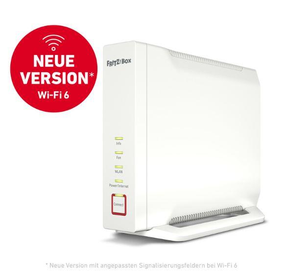 AVM FRITZ Box 4060 Wireless Router 3-Port-Switch GigE, 2.5 GigE Wi-Fi 6 Dual-Band VoIP-Telefonadapter (DECT)