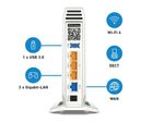 AVM FRITZ Box 4060 Wireless Router 3-Port-Switch GigE, 2.5 GigE Wi-Fi 6 Dual-Band VoIP-Telefonadapter (DECT)