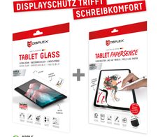 DISPLEX Tablet Panzerglas & Tablet Papersense für Apple iPad (7.-9. Gen) / iPad Air (3. Gen)
